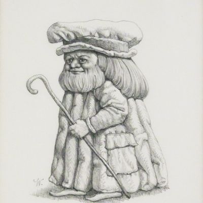 Sale Photo Thumbnail #164: WERNER WILDNER Graphite Drawing