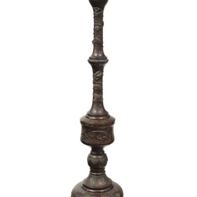 Sale Photo Thumbnail #168: Japanese Meiji Bronze Incense Burner