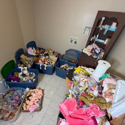 Sale Photo Thumbnail #30: An Assortment of Ty Inc. Plush Toys, Beanie Kids Dolls, and Retail Craft Notions