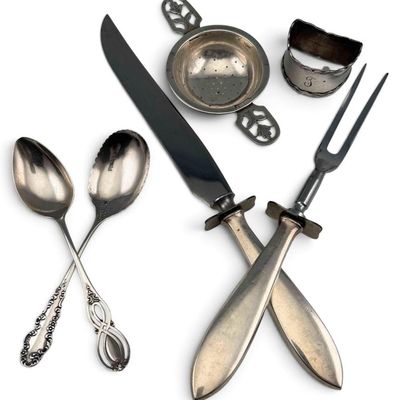 Sterling Tableware & Tea Strainer