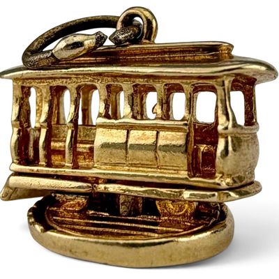 14k San Francisco Cable Car Charm