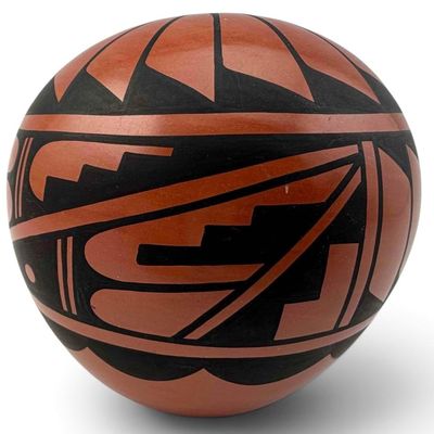 M.H. Luketto, Jemez Pueblo Pottery Seed Jar