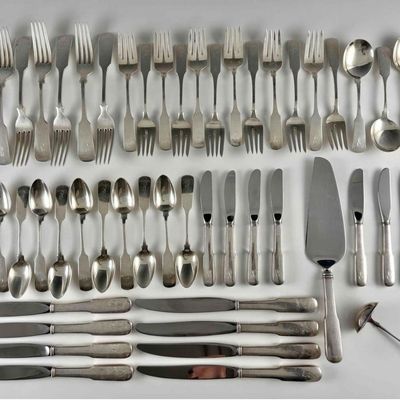 Gorham Sterling Silver Flatware Service, 54 Pieces