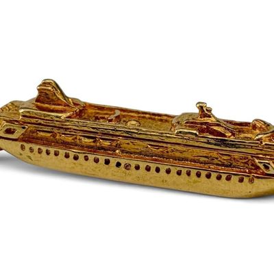 14k Royal Princess Ship Charm