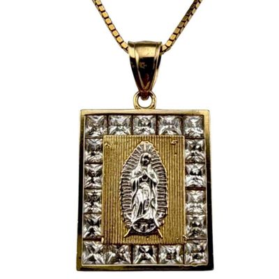 14k Our Lady of Guadalupe Necklace