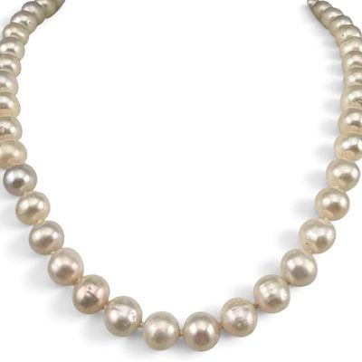 14k Hand Knotted Pearl Necklace