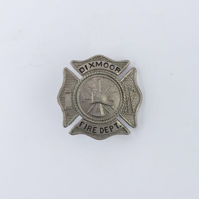Dixmoor IL Fire Department Hat Badge