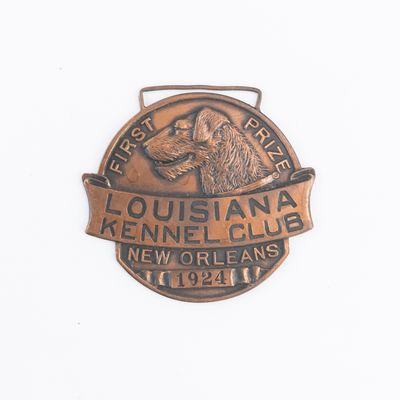 1924 New Orleans LA Kennel Club 1st Place Medal