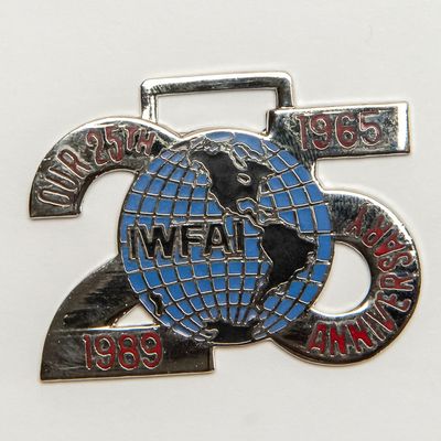 Vintage Watch FOB - IWFAI 25th ANNV 1965-1989