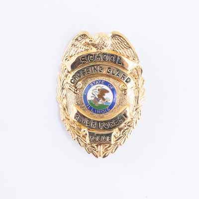 River Forest IL Police School Crossing Guard Badge