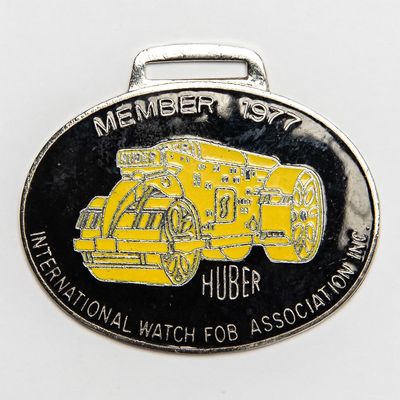Vintage Watch FOB - IWFAI 1977 HUBER HEAVY EQUIP