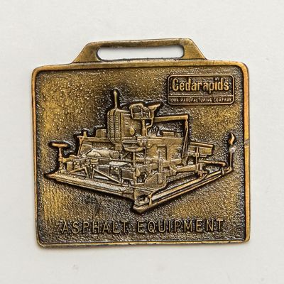 Vintage Watch FOB - CEDAR RAPIDS IA ASPHALT EQUIP