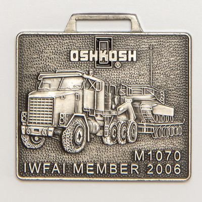 Vintage Watch FOB - IWFAI 2006 OSHKOSH HEAVY EQUIP