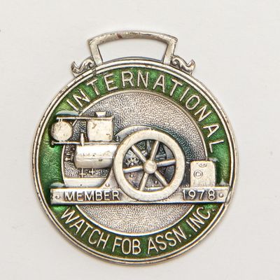 Vintage Watch FOB - IWFAI 1978 STEAM ENGINE