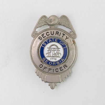 State of Georgia Security Officer Badge