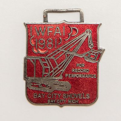 Vintage Watch FOB - IWFAI 1981 BAY CITY SHOVELS
