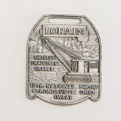 Vintage Watch FOB - IWFAI 1977 LORAIN SHOVELS
