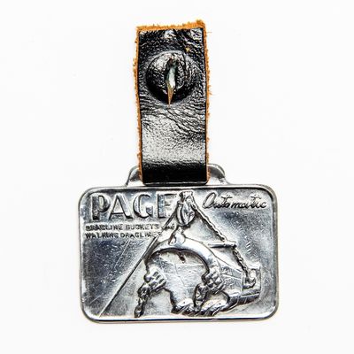 Vintage Watch FOB - PAGE ENGINEERING CO BUCKET