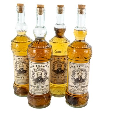 (4) Dr. Biles' Stomach Bitters Medicinal Tonic