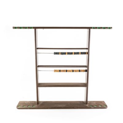 Billiards Cue Rack/Scorekeeper Combo Unit