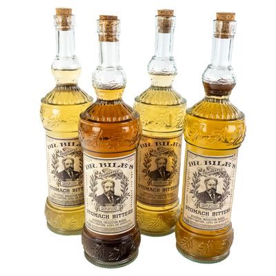 (4) Dr. Biles' Stomach Bitters Medicinal Tonic