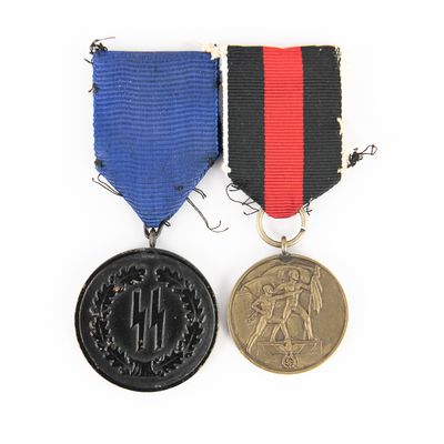 Sale Photo Thumbnail #189: WWII German Sudetenland & 4-Year SS Medals