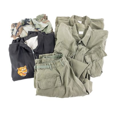 Sale Photo Thumbnail #342: Vietnam Militaria 3Jackets/1Pants/1Camo Very Clean