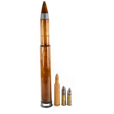 Sale Photo Thumbnail #239: Vintage Ordnance & Practice Shell Lot (4)