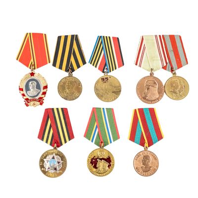 Sale Photo Thumbnail #300: Soviet Medals Stalin, Jubilee & More (8)
