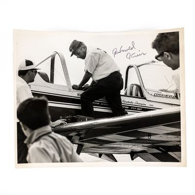 Sale Photo Thumbnail #207: Autographed Photo Aerobatic Champion Harold Krier