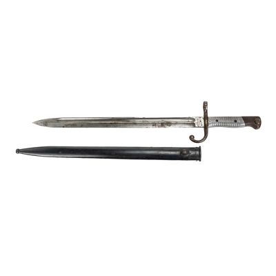 Sale Photo Thumbnail #131: Argentine M1891 Bayonet & Scabbard Matching #'s