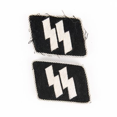 Sale Photo Thumbnail #32: WWII German Waffen-SS Officer style Collar Tabs