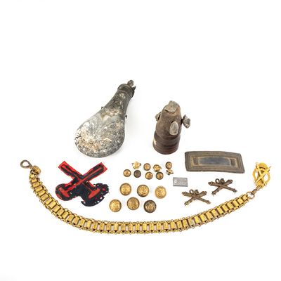 Sale Photo Thumbnail #15: 19th-C. GAR & Military Relic Group