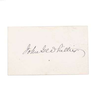 Sale Photo Thumbnail #64: Cut Signature John G Whittier, Poet, Abolitionist