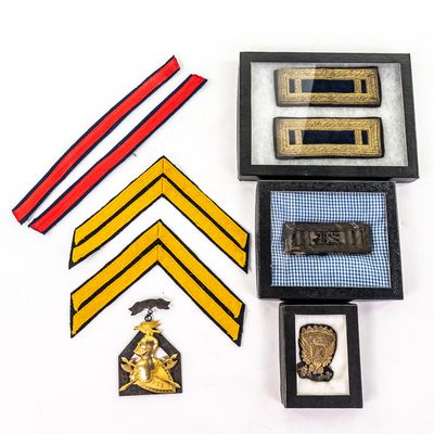 Sale Photo Thumbnail #74: Late 19th Century and after Insignia And More