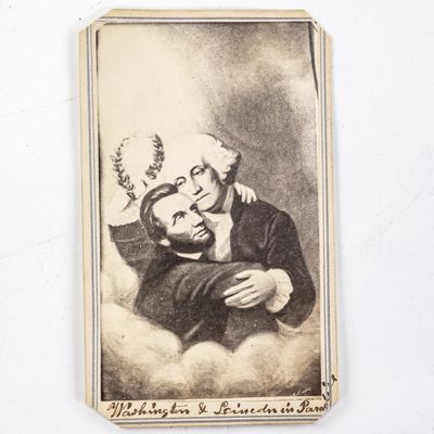 Sale Photo Thumbnail #53: CDV Washington & Lincoln in Paradise