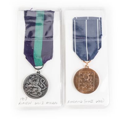 Sale Photo Thumbnail #256: 2 Finnish Medals Liberation/Continuation