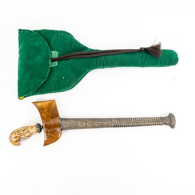 Sale Photo Thumbnail #206: Indonesian Kris Dagger, Scabbard & Bag