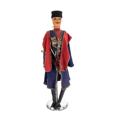 Sale Photo Thumbnail #124: Vintage Ethnographic Caucasian Chokha Figurine