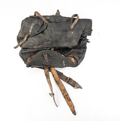 Sale Photo Thumbnail #8: 19thC US Army Reg Knapsack c1864
