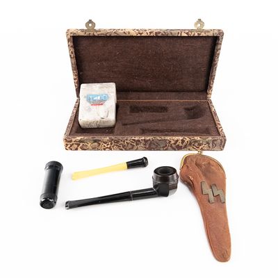 Sale Photo Thumbnail #81: WWII Smoking Set