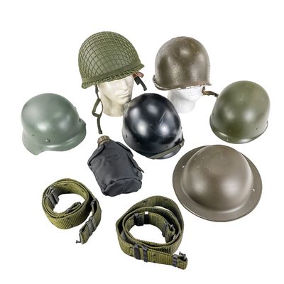 Sale Photo Thumbnail #333: Military Helmet & Web Gear Collection (9)