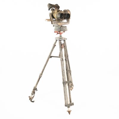 Sale Photo Thumbnail #142: WWII German 10x80 Flak Binoculars on Tripod