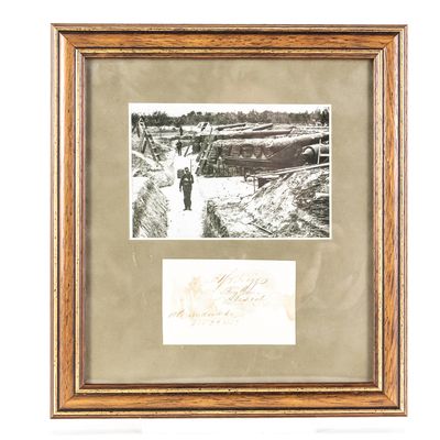 Sale Photo Thumbnail #16: Civil War H.S. Briggs Signed Display