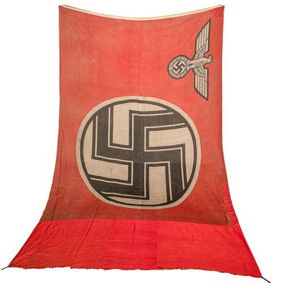 Sale Photo Thumbnail #129: WWII German Naval Reich Service Flag