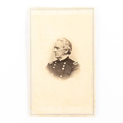 Sale Photo Thumbnail #52: Civil War CDV Union General Henry Wager Halleck