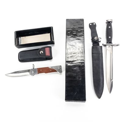 Sale Photo Thumbnail #318: 2 Bud K Bayonet Fantasy Knives