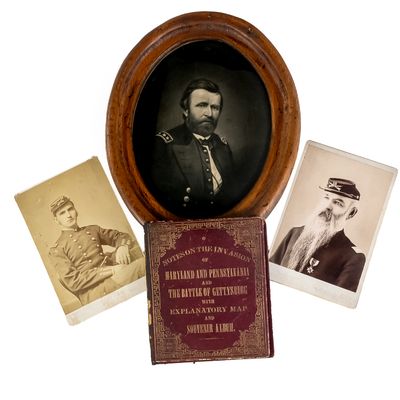 Sale Photo Thumbnail #54: Civil War Photo & Souvenir Lot