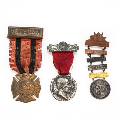 Sale Photo Thumbnail #44: Historic US Veteran & Marksman Medal Group