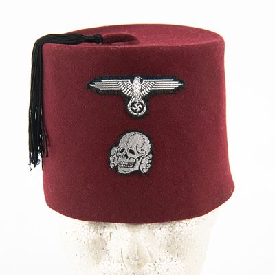 Sale Photo Thumbnail #139: WWII German SS Fez Hat